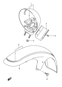 VS1400 Переднее крыло
