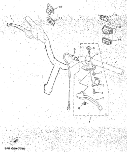 YN50R Handle switch. lever