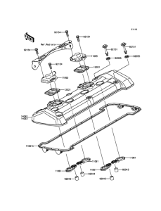ZR800 Крышка головки цилиндров