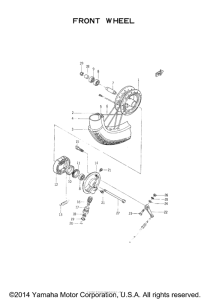 U5E Переднее колесо