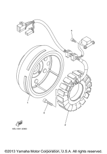 XVS1100AR Генератор