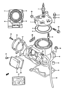RM250 Цилиндр
