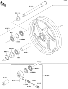 ZG1000 Переднее колесо