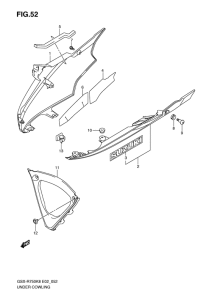 GSX-R750 Under cowling