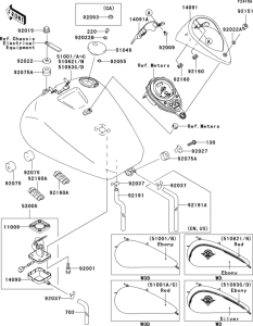 VN1500 Fuel tank(1 / 4)(r2-r5)
