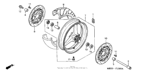  Переднее колесо