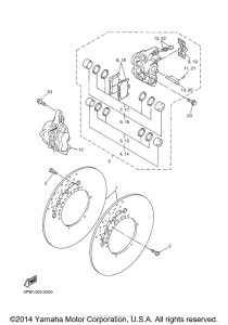 YZF-R1 Передний суппорт