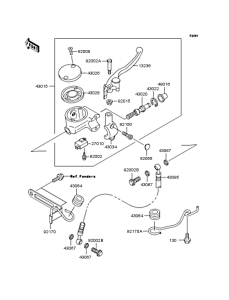 VN1500 Главный тормозной цилиндр