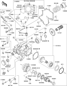 VN1600 Front bevel gear(1 / 3)