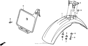 XR100 Переднее крыло