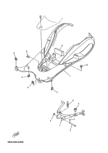YN100 Stand. footrest