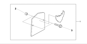 VT750C2 Backrest plate