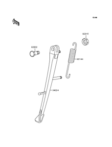 ZR1100 Подножка