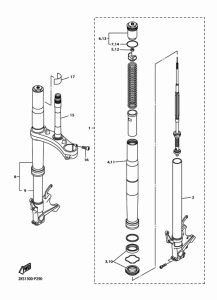 YZF-R1M Передняя вилка