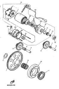 TT600E Стартер