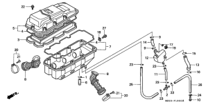 GL1500C Воздухоочиститель