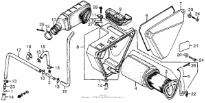 XR200R Воздушный фильтр