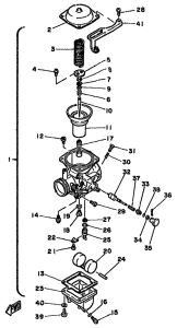SR250 Карбюратор