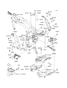 ZR750 Frame fittings(j1)
