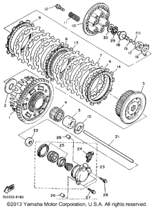 FZR1000AC Сцепление