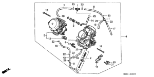 XRV650 Carburetor assy