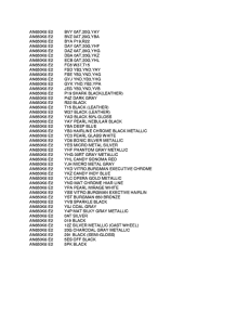 AN650 (ABS) Color chart