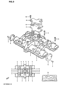 GS1100 Крышка головки цилиндров