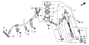  Задний тормозной цилиндр