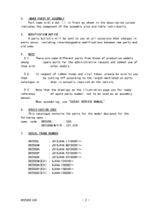 DR250 Catalog preface