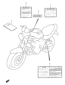 GSF1200S (ABS) Honda mark