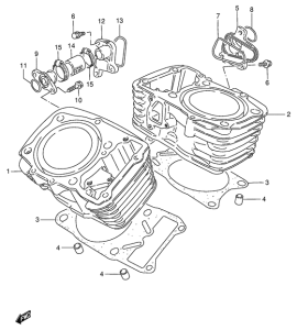 VS800 Цилиндр