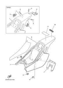 TTR90R Боковые обтекатели
