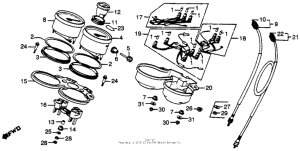 CBX Спидометр + тахометр