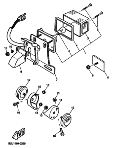 CW50 Taillight unit ass`y