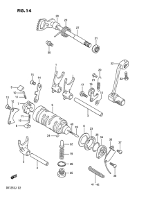 DR125 Переключение передач