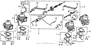 GL1000 Carburetor components ii