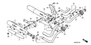 VT750DCA A Глушитель