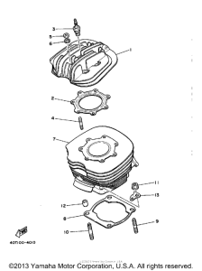 YZ490A Цилиндры