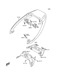 SC250 リヤグリップ