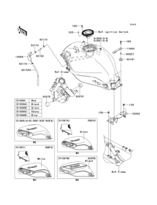 EX250 Топливный бак