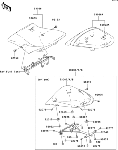 ZX636 Сиденье