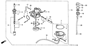 NH80 Carburetor assy