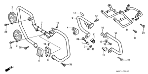 CBX750P2 Бампер