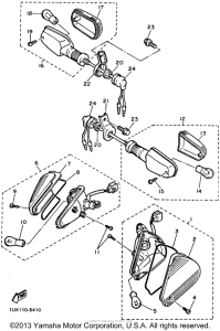 FJ1200S Поворотники