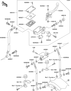 ZR1200 Главный тормозной цилиндр