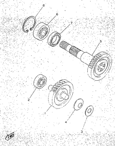 YN50R Трансмиссия
