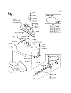 BN125 Топливный бак