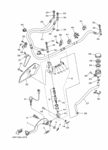 XT1200Z Задний тормозной цилиндр