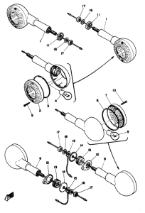 RD250 Поворотники
