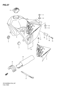 DR-Z400 Tank fuel